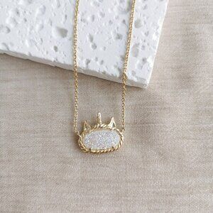 ✨Kendra Scott✨ Elisa Unicorn Gold Short Necklace Drusy